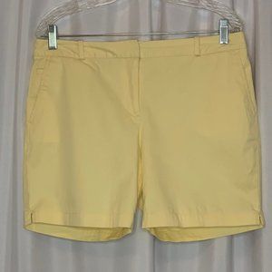 Talbots Petites Women's Sz10P Yellow Shorts